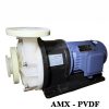 bơm hóa chất đầu nhựa PVDF - AMX