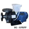 bơm hóa chất đầu nhựa - Dòng SG
